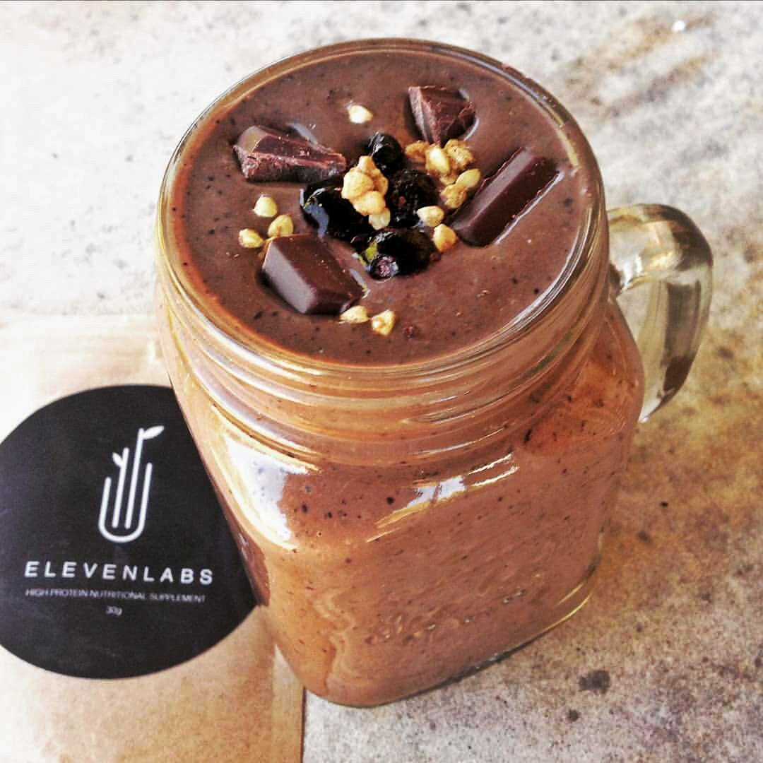 Chocolatey Superfood Smoothie - ElevenLabs - 100% Organic Vegan Plant Protein