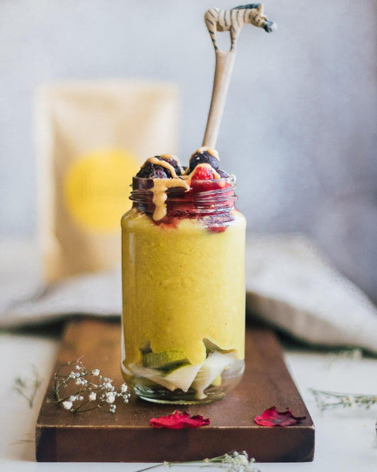 Creamy AF Golden Oats Parfait - ElevenLabs - 100% Organic Vegan Plant Protein