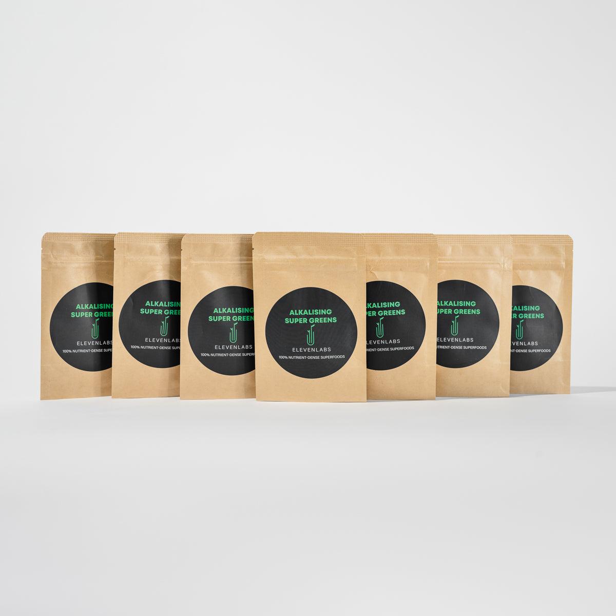 ElevenLabs - Alkalising Super Greens - 7 Day Set - ElevenLabs - 100% Organic Vegan Plant Protein