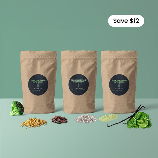 Trio Bundle - Plant Protein and Super Greens - SAVE $12